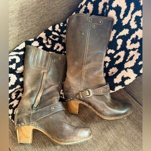 Dansko Rylan Crazy Horse Leather Tall Boots EUR 42